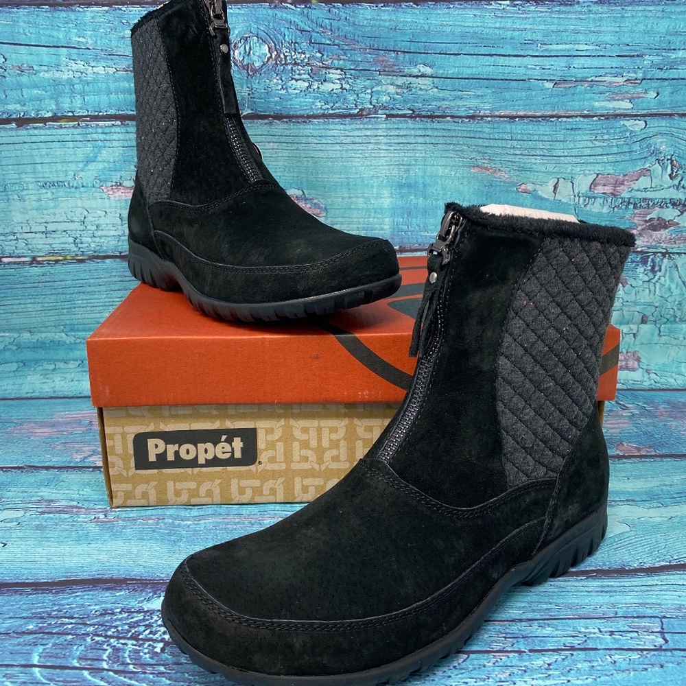 Propét Women's Delaney Mid Zip Calf Boot Size 7